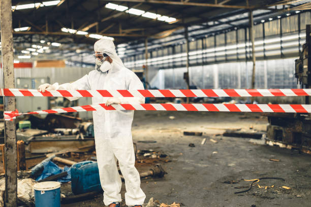 Professional Infectious Disease Decontamination technician working in Saugatuck, MI